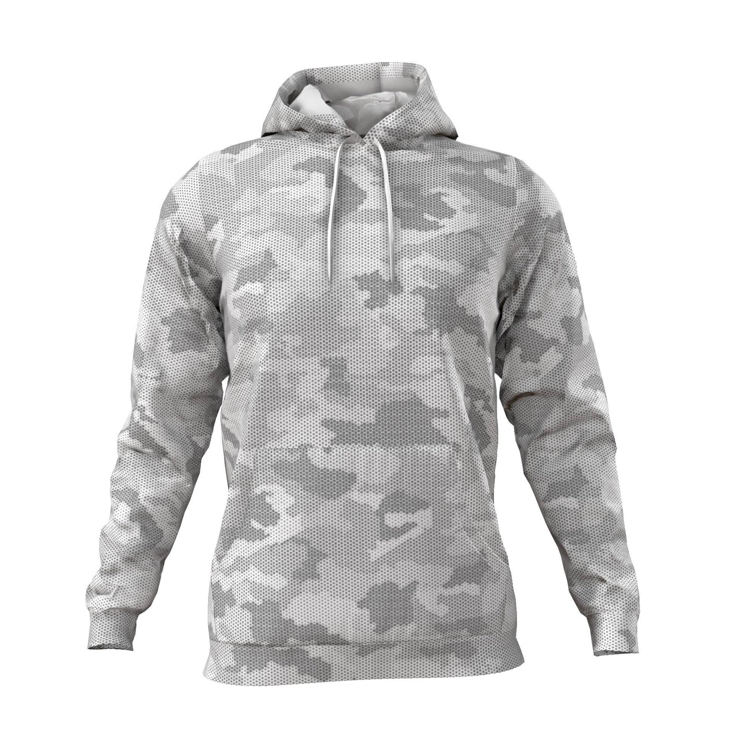 ADMIRAL Mens Camo Hex Hoodie Grey