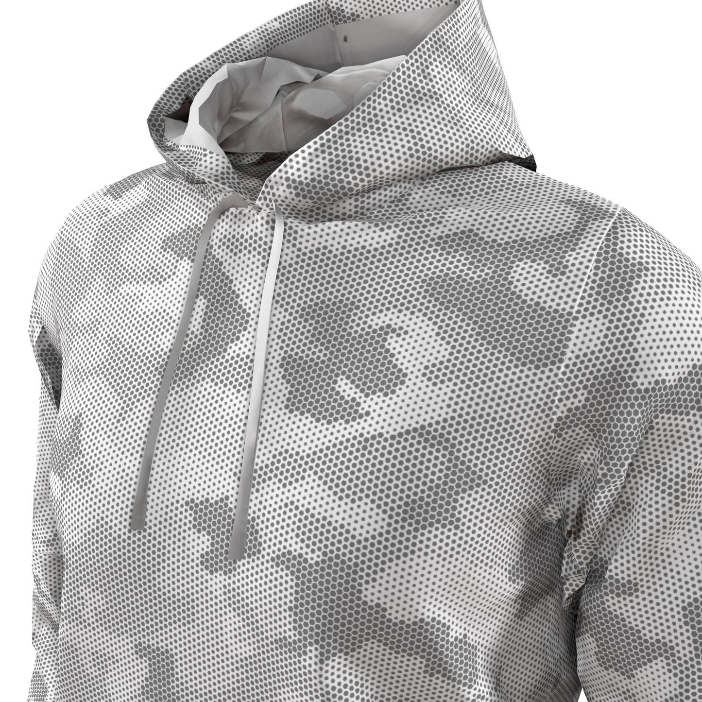 ADMIRAL Mens Camo Hex Hoodie Grey