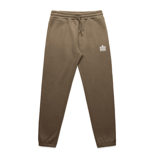 ADMIRAL SQUAD Full Strength Trackpant - Cuff - Walnut