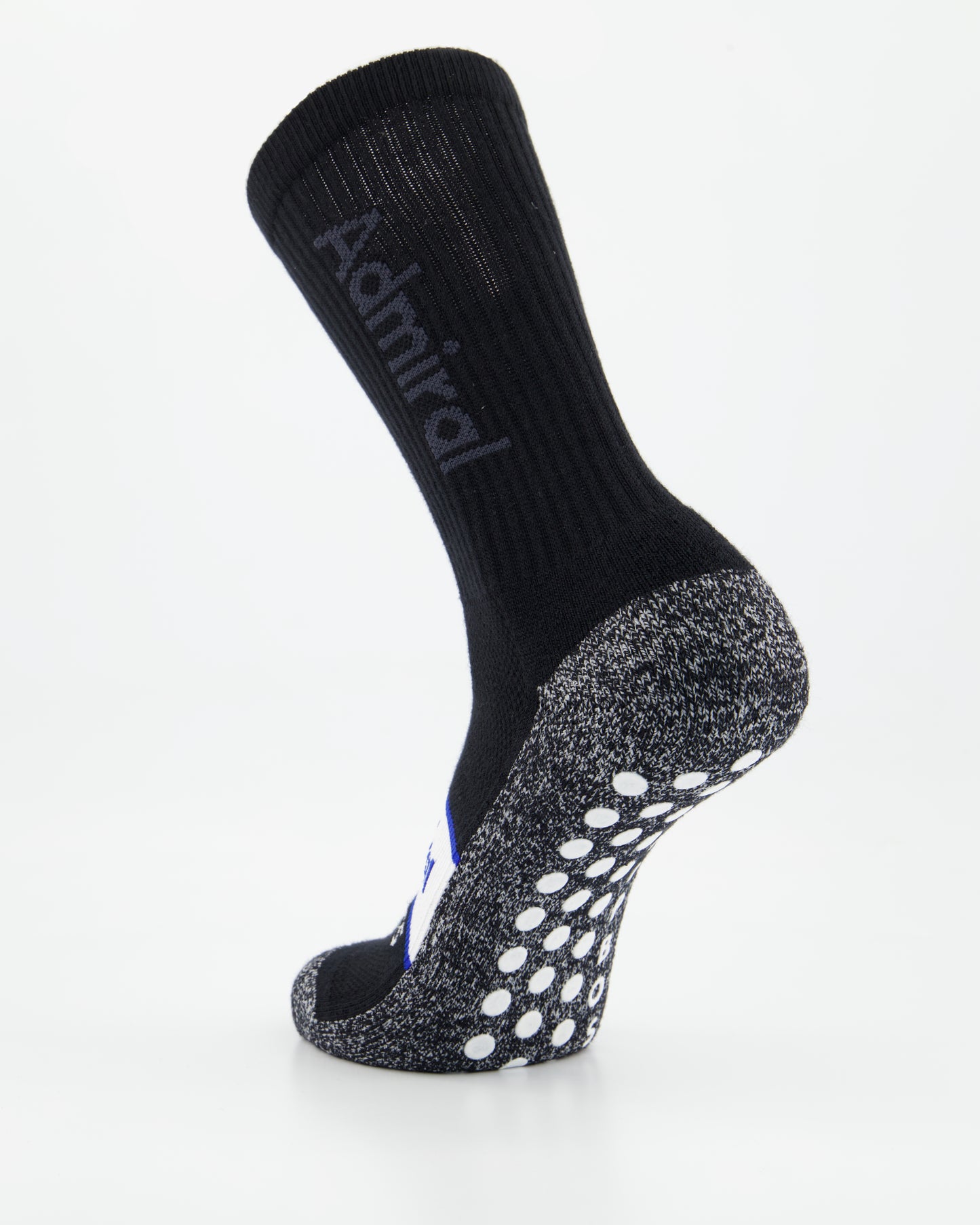 ADMIRAL GRIPBOSS Performance Sock - Football Mid Calf Crew - Black