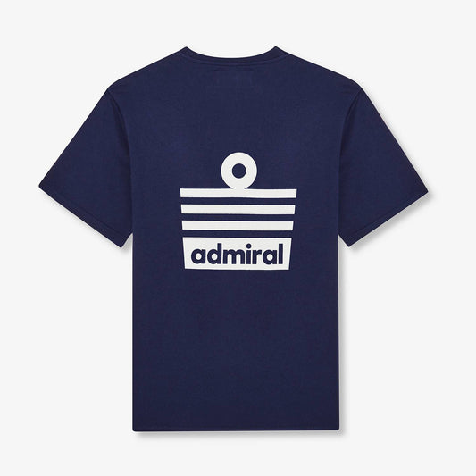 ADMIRAL Denzell Design T Shirt NAVY