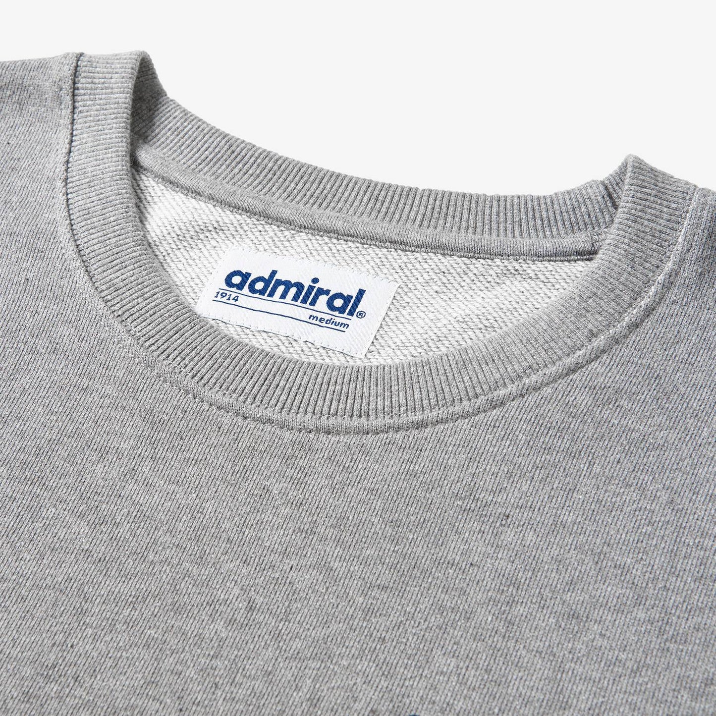 ADMIRAL Stamford Chenille Crew GREY