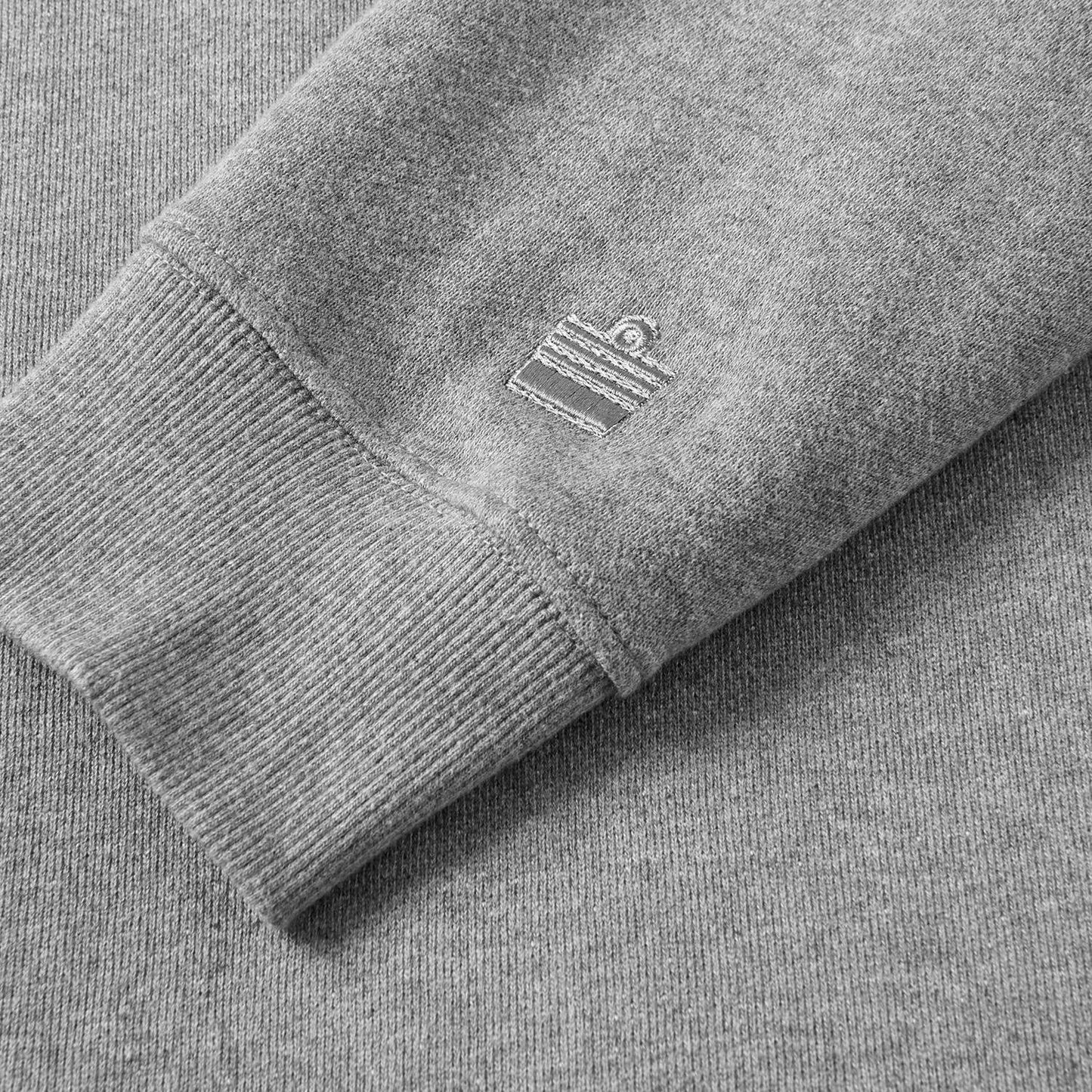 ADMIRAL Stamford Chenille Crew GREY