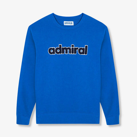 ADMIRAL Stamford Chenille Crew BLUE