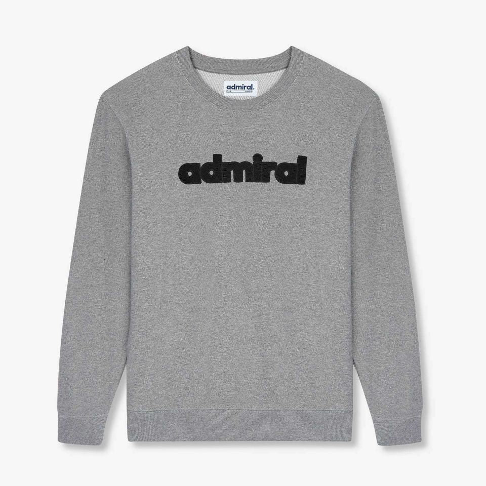 ADMIRAL Stamford Chenille Crew GREY