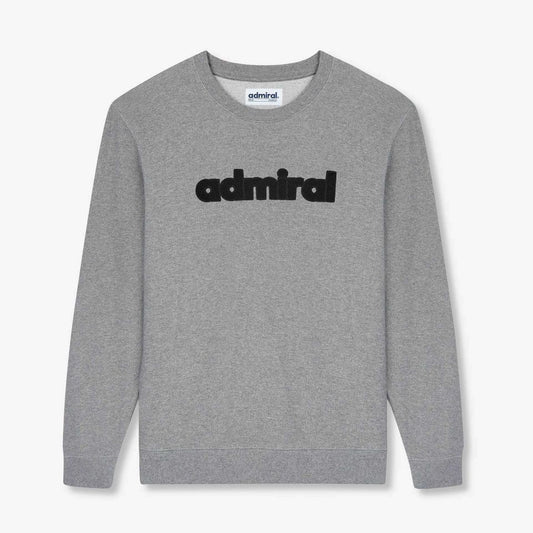 ADMIRAL Stamford Chenille Crew GREY
