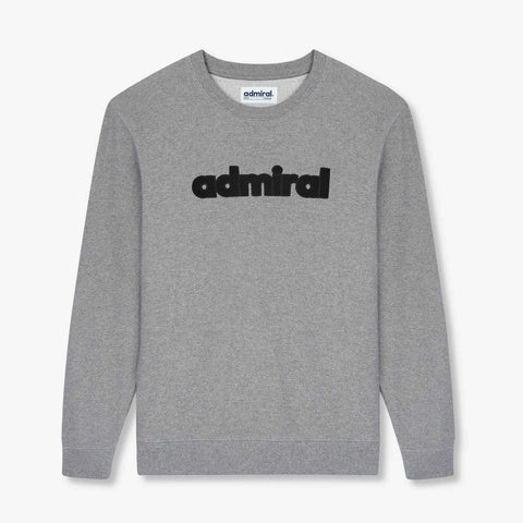 ADMIRAL Stamford Chenille Crew GREY